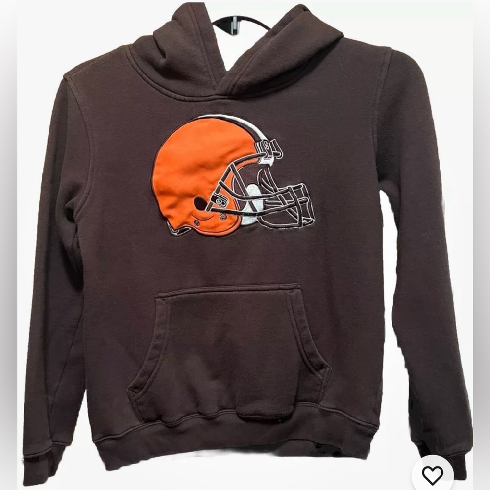 Cleveland Browns Youth Hoodie NFL Team Apparel, Size 10